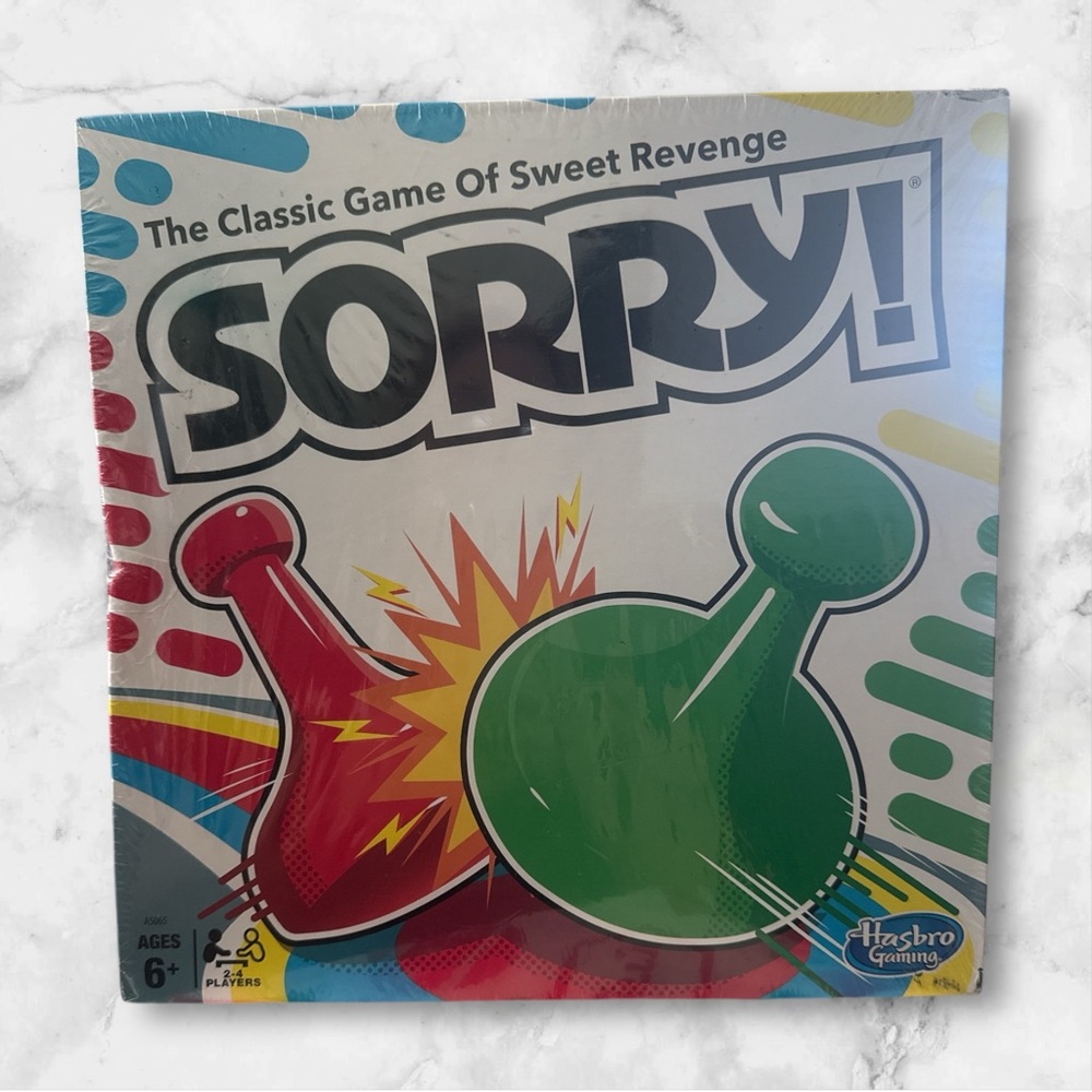 Hasbro Sorry! Board Game 6+ NIB
